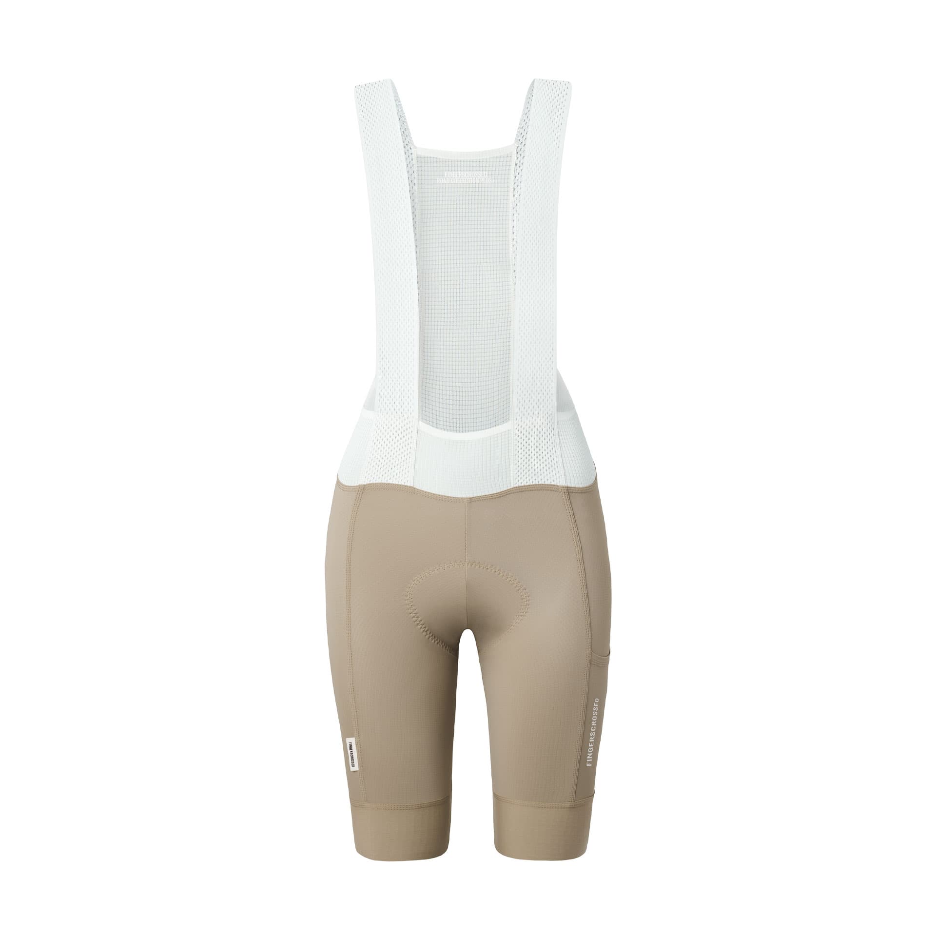 Fingerscrossed Road Bib Light Women Kurze Trägerhose Frauen