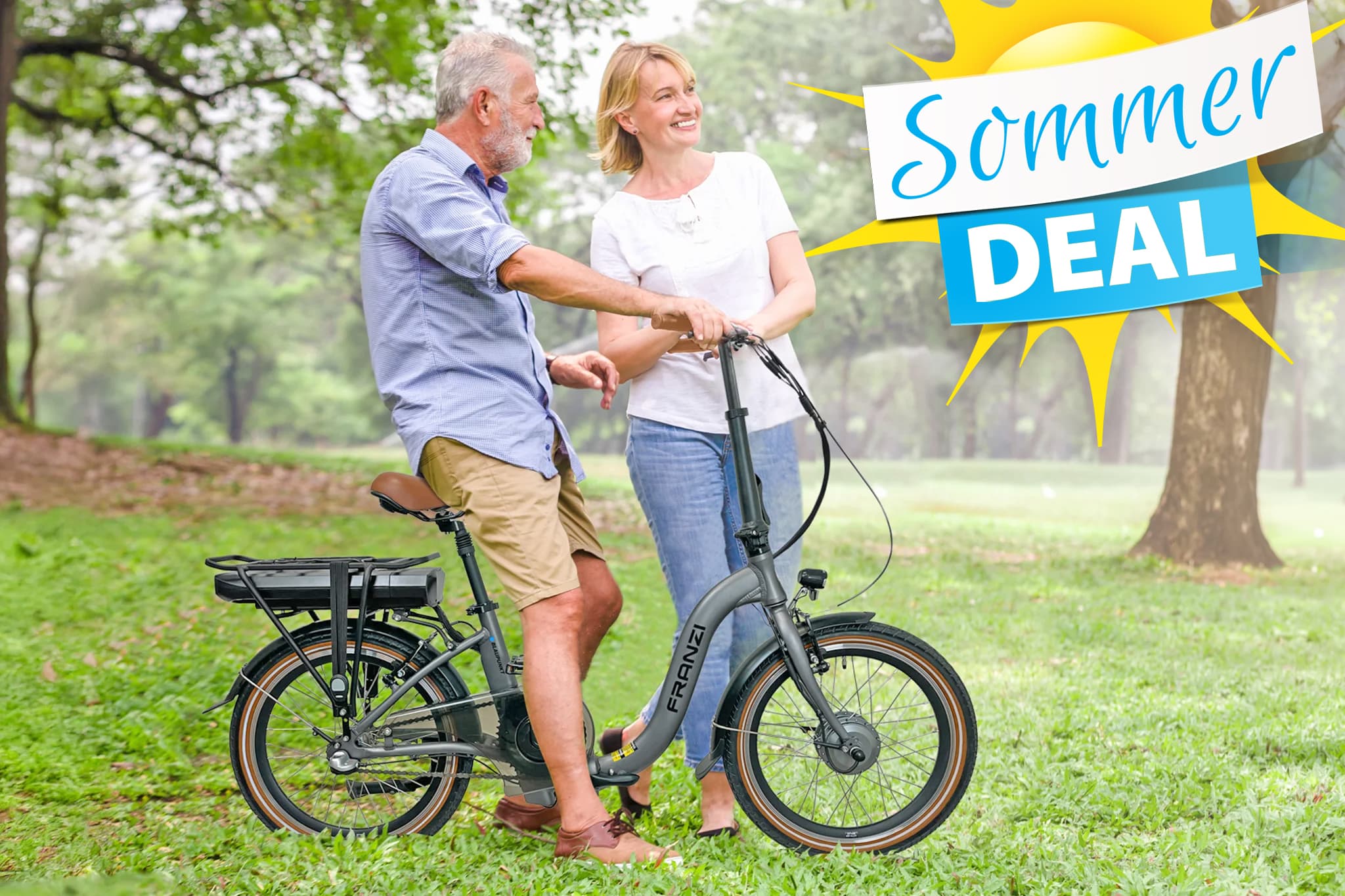 Blaupunkt FRANZI – E-Klapprad m. Rücktritt