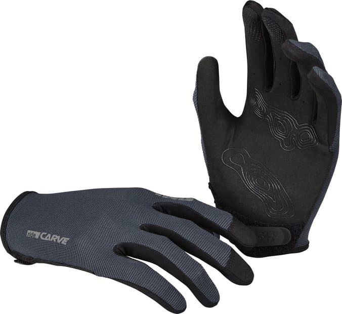 IXS Carve Digger Handschuhe Blau Modell Aktion