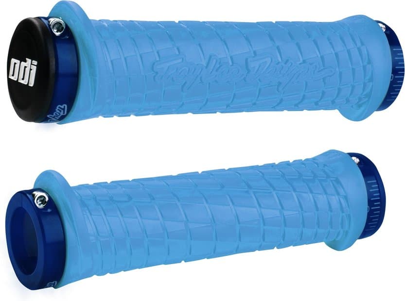 ODI Troy Lee Designs Lock-On Griffe Blau Modell 2026