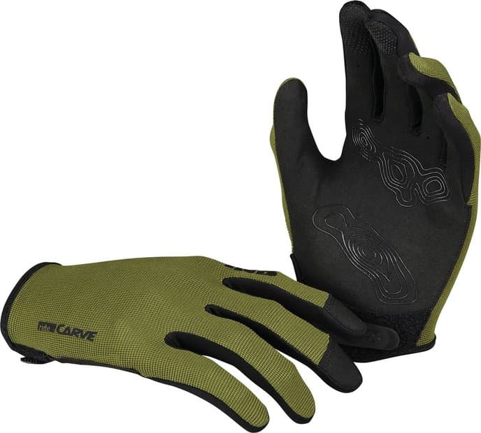 IXS Carve Digger Handschuhe Grün Modell Aktion