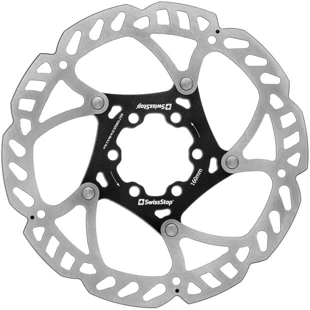 SWISSSTOP Bremsscheibe Catalyst Pro 6-Loch 160 mm Silber Modell 2024