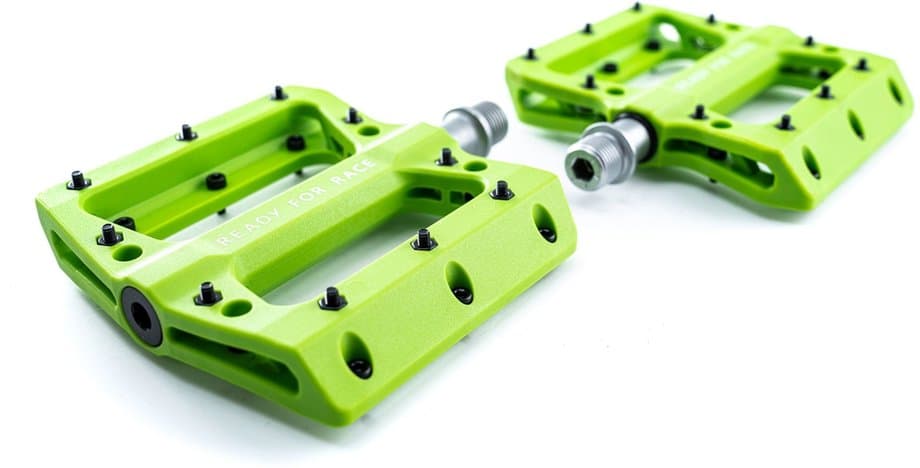 Cube RFR Pedale Flat ETP Grün Modell 2025