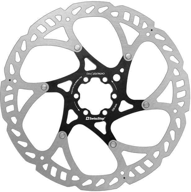 SWISSSTOP Bremsscheibe Catalyst Pro 6-Loch 220 mm Silber Modell 2024