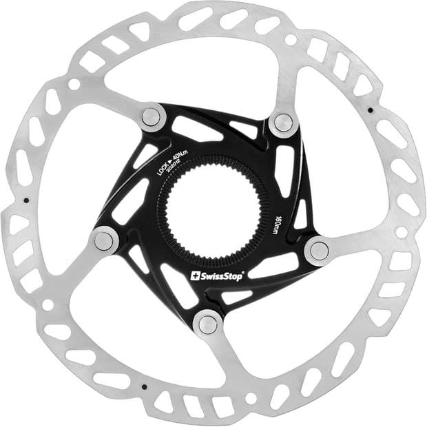 SWISSSTOP Bremsscheibe Catalyst Race Centerlock 160 mm Silber Modell 2024
