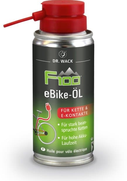 Dr. Wack F100 E-Bike Kettenöl Spraydose - 100ml Schwarz Modell 2025