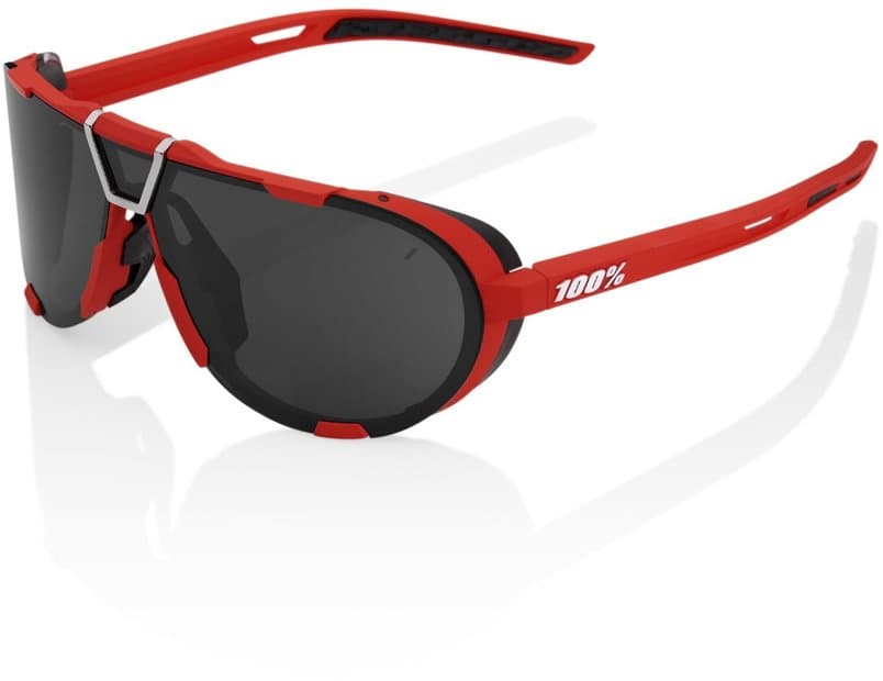 100 Percent Westcraft Soft Tact Red / Black Mirror Lens Rot Modell 2025