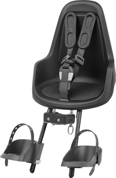 Bobike One Mini Kindersitz - Rahmenmontage vorn Schwarz Modell 2026