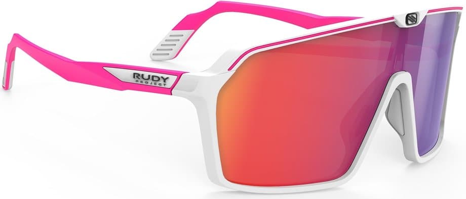 Rudy Project Spinshield White/Pink Fluo Matte - Multilaser Red Weiß Modell 2024