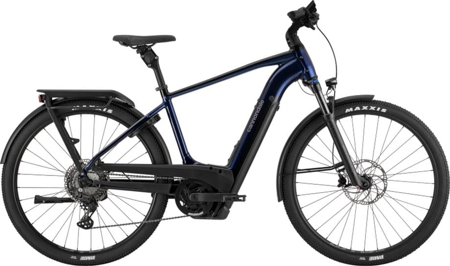 Cannondale Tesoro Neo X 1 Blau Modell Aktion