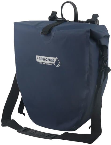 Büchel Gepäckträgertasche wasserdicht - Einzeltasche Blau Modell 2024