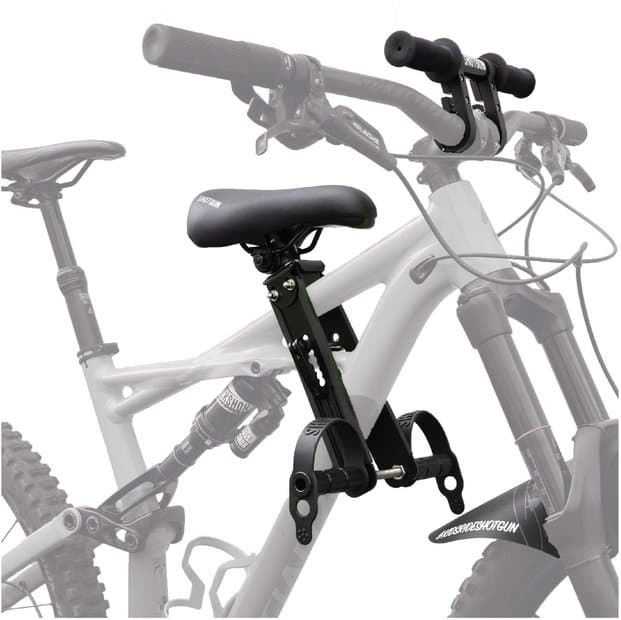 Kids Ride Shotgun MTB Front Kindersitz/Lenker Combo Set Schwarz Modell 2026