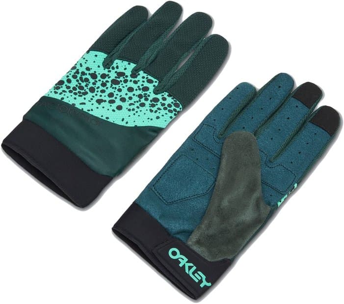 Oakley Maven MTB Langfinger Handschuhe Grün Modell Aktion