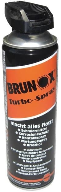 Brunox Turbo-Spray 5-Funktionen, Spraydose - 500ml Schwarz Modell 2025