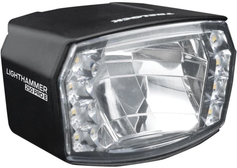 Trelock LS 990 Lighthammer Pro 250 E-Bike Scheinwerfer 12 V - StVZO Schwarz Modell 2026