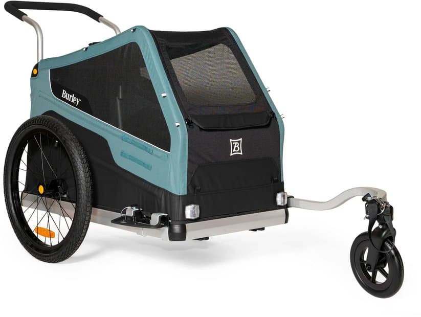 BURLEY Fahrrad-Hunde-Anhänger Bark Ranger Schwarz Modell 2024
