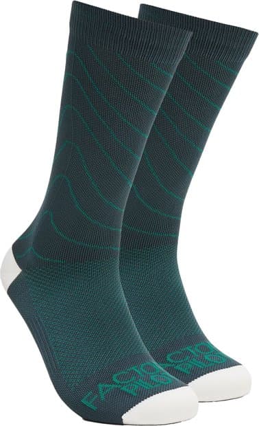 Oakley Factory Pilot MTB Crew Socken Grün Modell Aktion