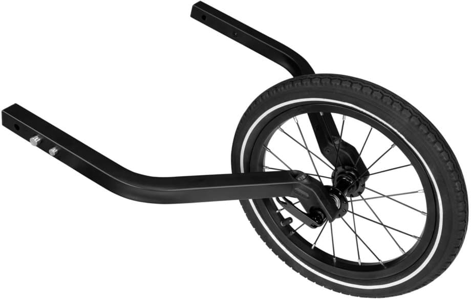 Qeridoo 14"" Joggerrad Zweisitzer Schwarz Modell 2025