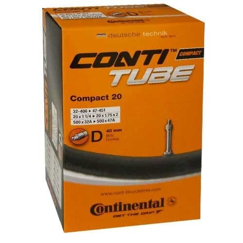 Continental Compact 20 DV Schlauch - 40 mm Schwarz Modell 2026