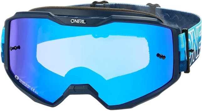 O'Neal B-10 Goggle Striped blue/blue - radium blue Blau Modell 2026