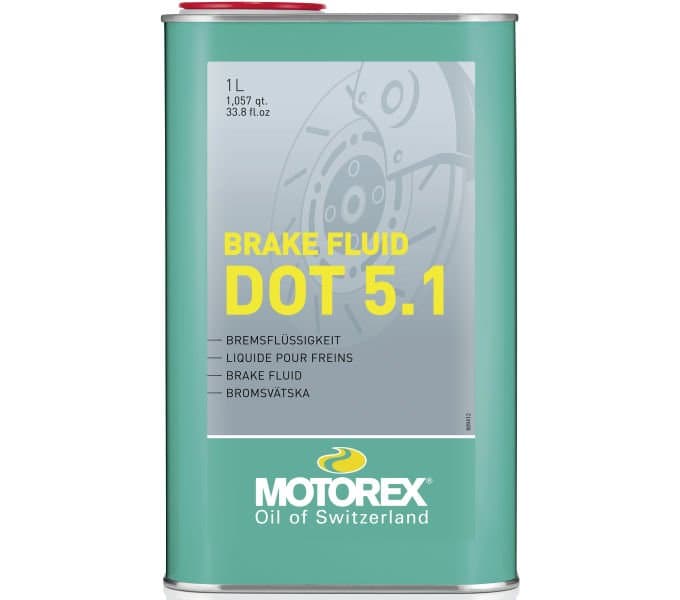 Motorex Brake Fluid Dot 5.1 Bremsflüssigkeit - 1000 ml Türkis Modell 2026