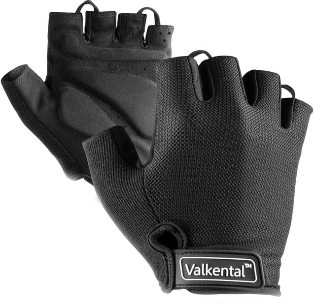 VALKENTAL BikeRider Essential Kurzfinger Handschuhe Schwarz Modell 2025