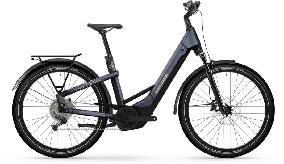 YAKUN E-City Bike X10E LOW i600Wh 10-G Cues 25 WIN BCXI GL_night purple Rh M