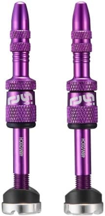 ETHIRTEEN Quick Fill Tubeless Presta Ventile 19-23mm - 2 Stück Lila Modell 2024