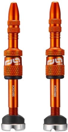 ETHIRTEEN Quick Fill Tubeless Presta Ventile 19-23mm - 2 Stück Orange Modell 2024