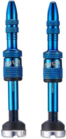 ETHIRTEEN Quick Fill Tubeless Presta Ventile 23-30mm - 2 Stück Blau Modell 2024
