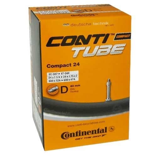 Continental Compact 24 DV Schlauch - 40 mm Schwarz Modell 2026