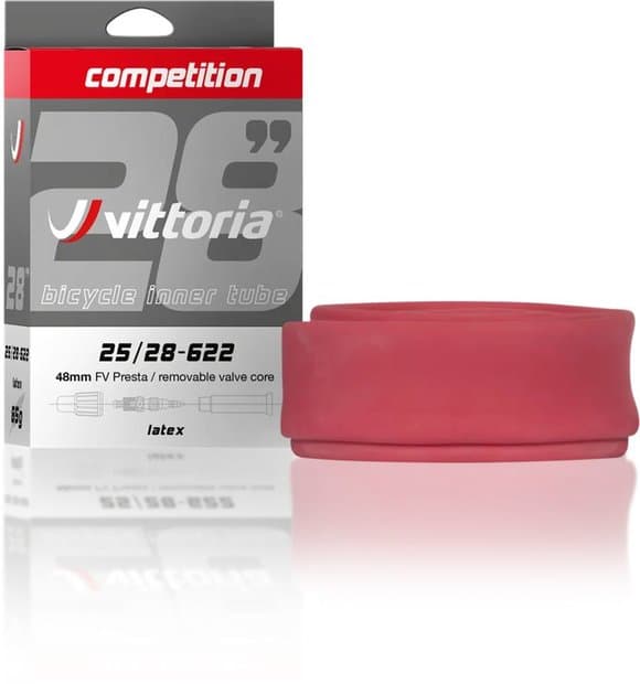 Vittoria Competition Latex 28"" - 700x19/23C SV 48mm Rot Modell Aktion