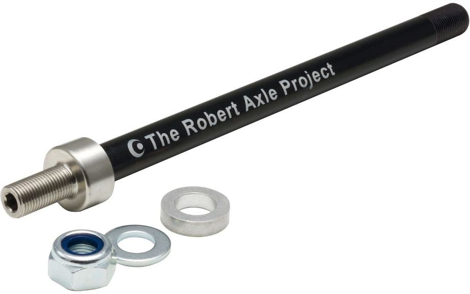 Robert Axke Kid Axle - Steckachse für Fahrradanhänger M12x1.75 Schwarz Modell 2024