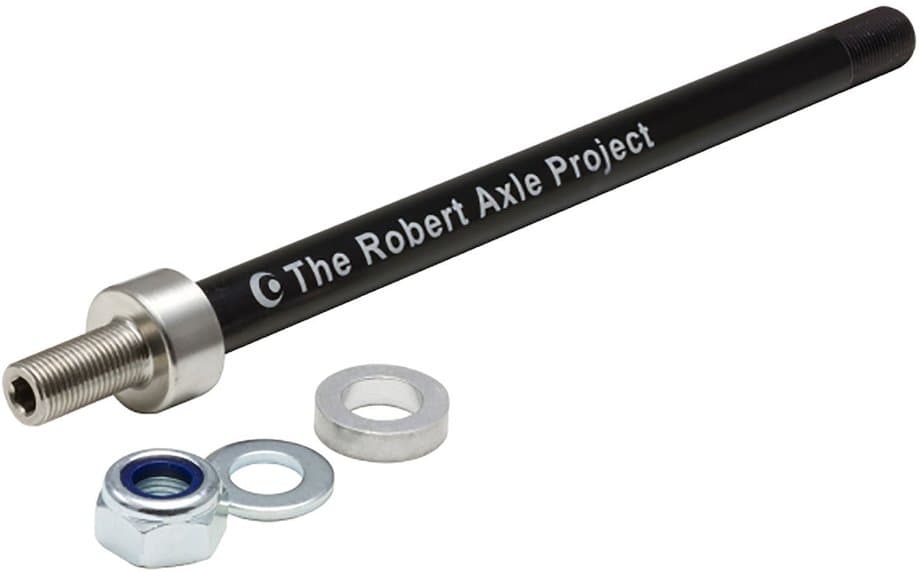 Robert Axke Kid Axle - Steckachse für Fahrradanhänger M12x1.5 Schwarz Modell 2024