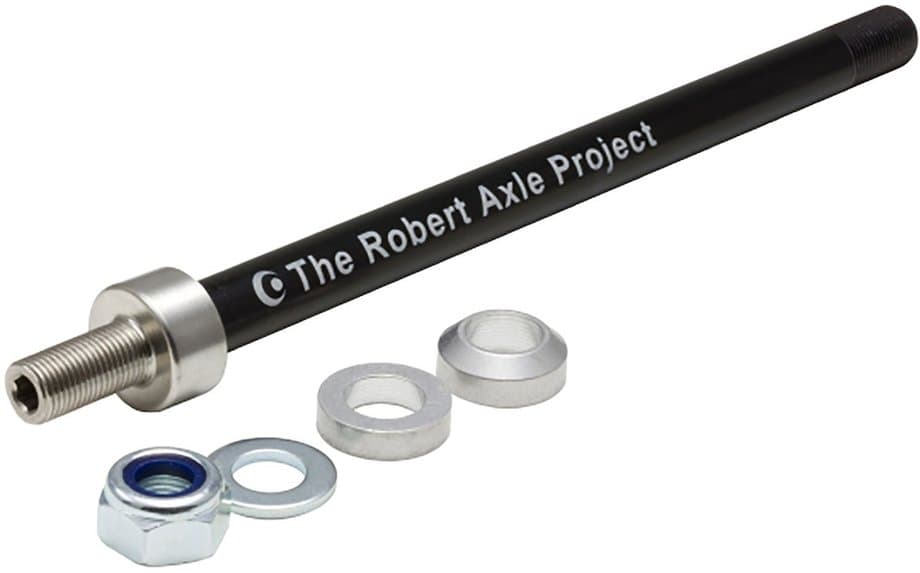 Robert Axke Kid Axle - Steckachse für Fahrradanhänger M12x1.0 Schwarz Modell 2024